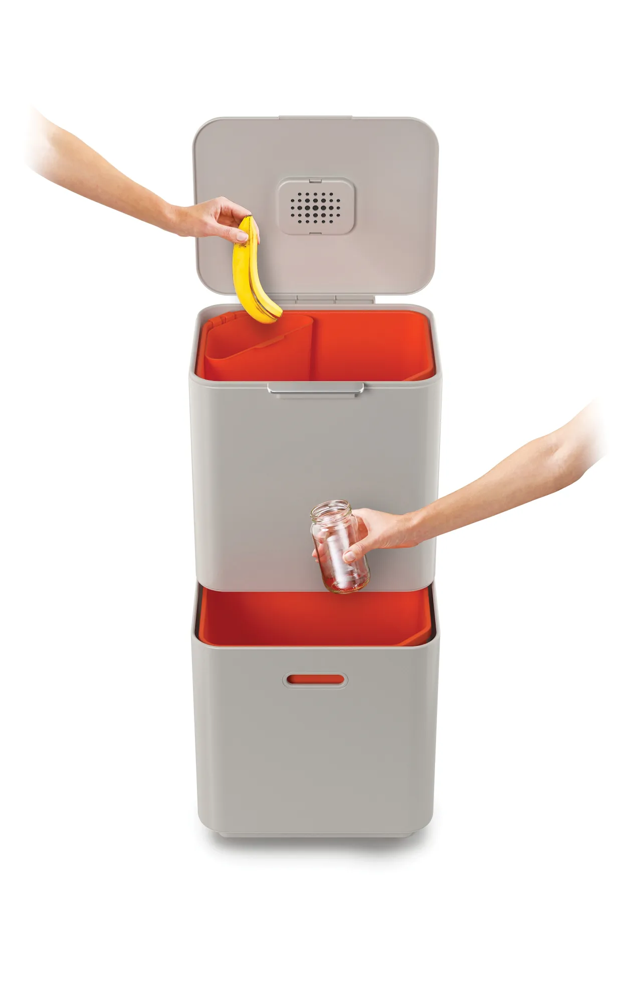 Pattumiera Joseph Joseph Totem Max 60 L, Pietra Joseph Joseph