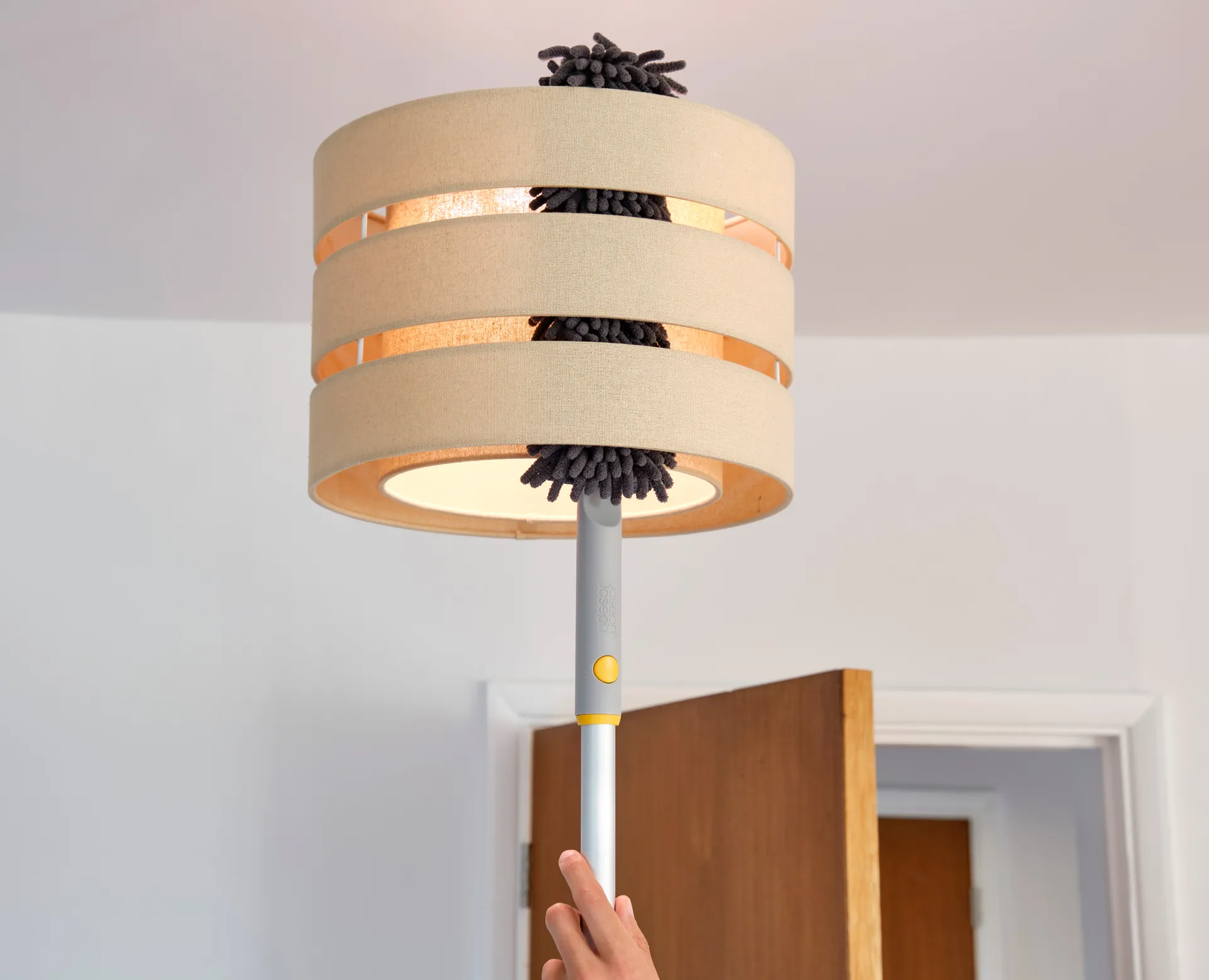 Piumino 3-in-1 con guida in plastica Cleantech, Pietra chiara Joseph Joseph