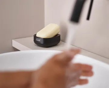 Portasapone Slim compact 8,4 cm - Nero - Joseph Joseph