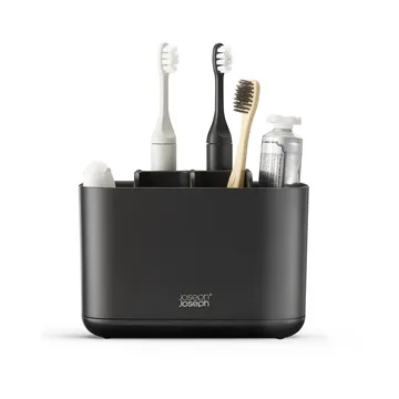 Portaspazzolino Easystore large 17,6 cm - Nero - Joseph Joseph