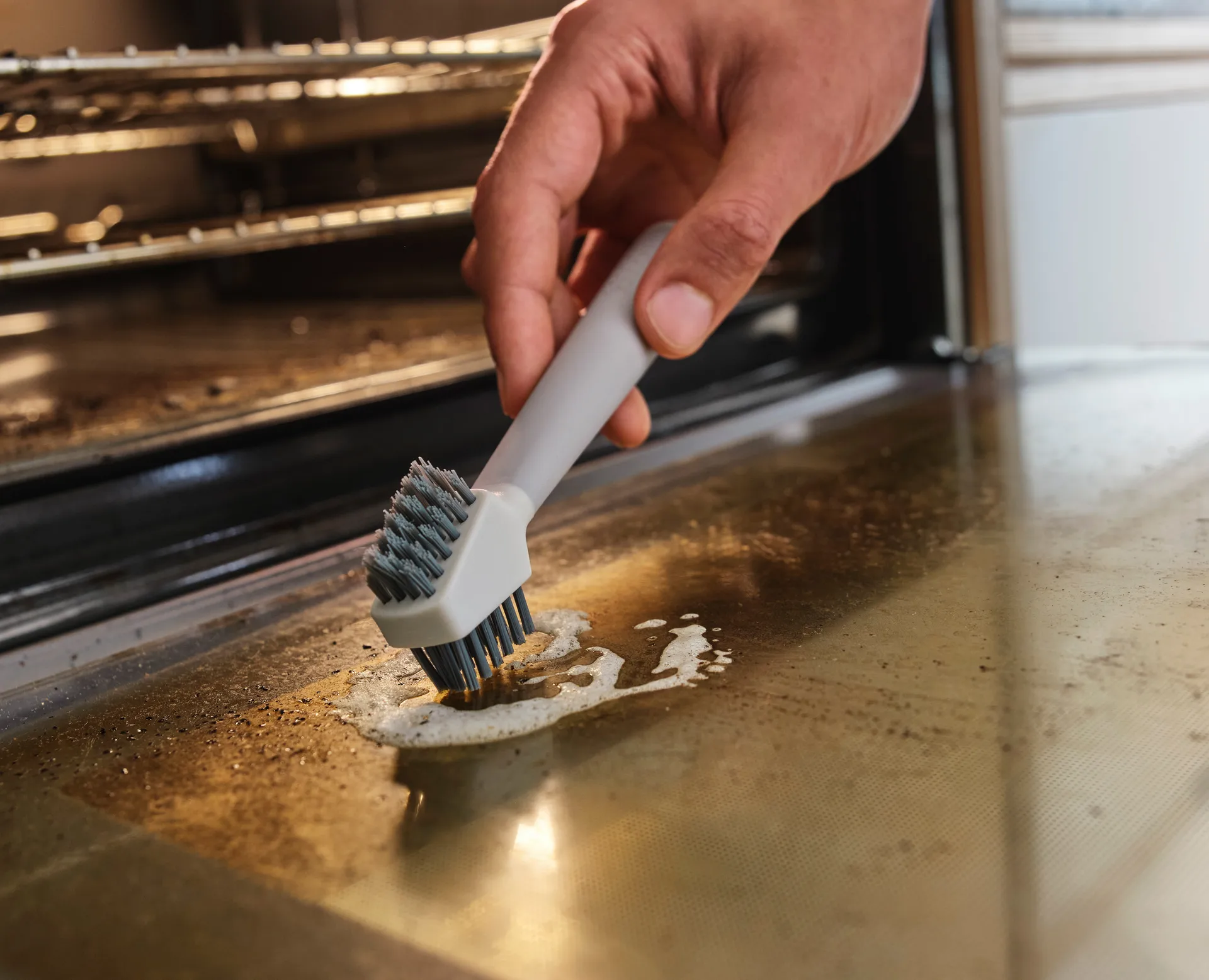 Set di pulizia dettagliata Cleantech, Pietra chiara Joseph Joseph