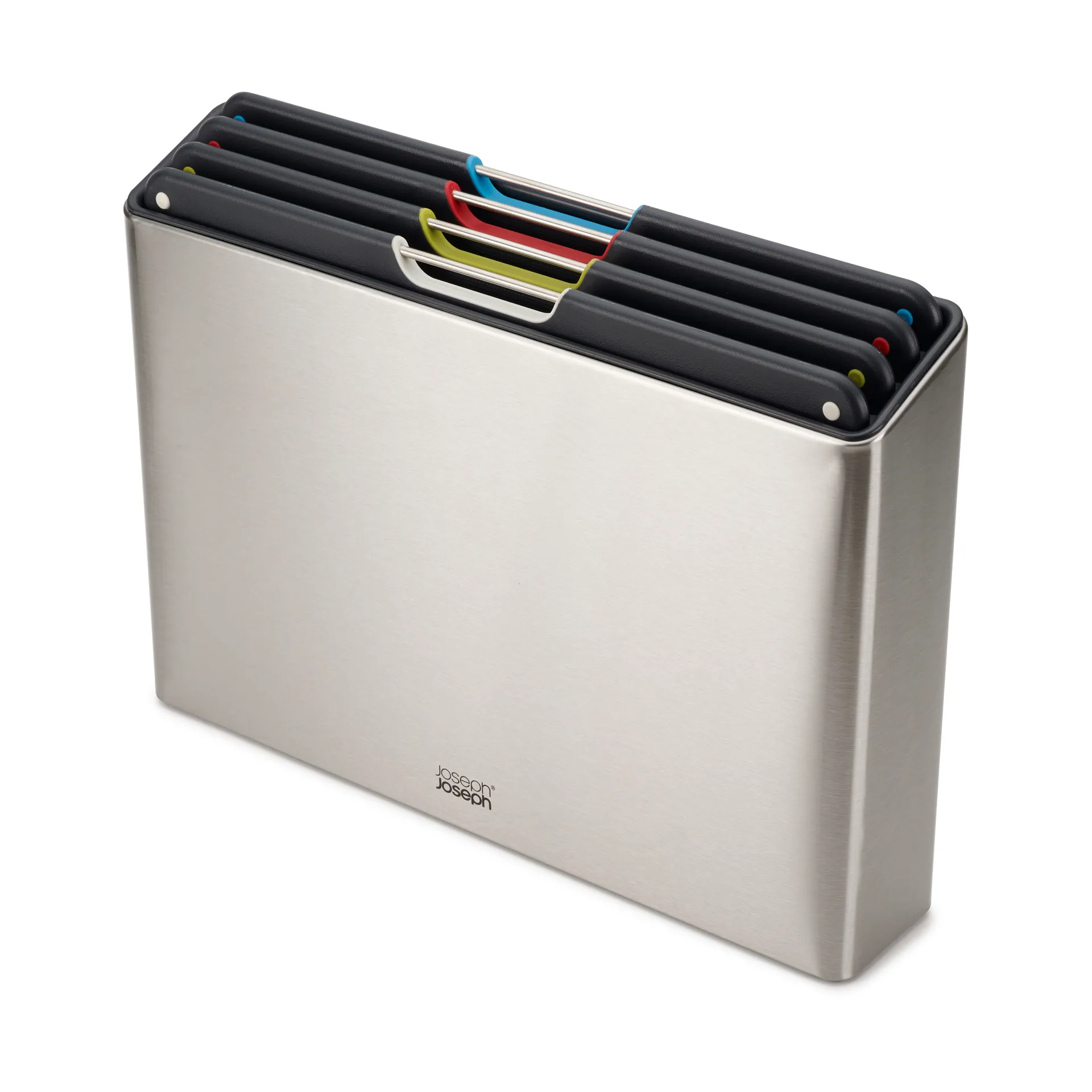 Set di taglieri in acciaio Folio - 4 pezzi, Acciaio Joseph Joseph