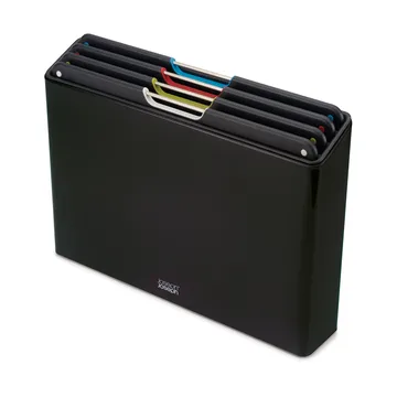 Set di taglieri in acciaio Folio - 4 pezzi - Nero - Joseph Joseph