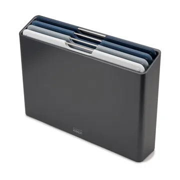 Set di taglieri in acciaio Folio grandi - 4 pezzi - Grafite - Joseph Joseph