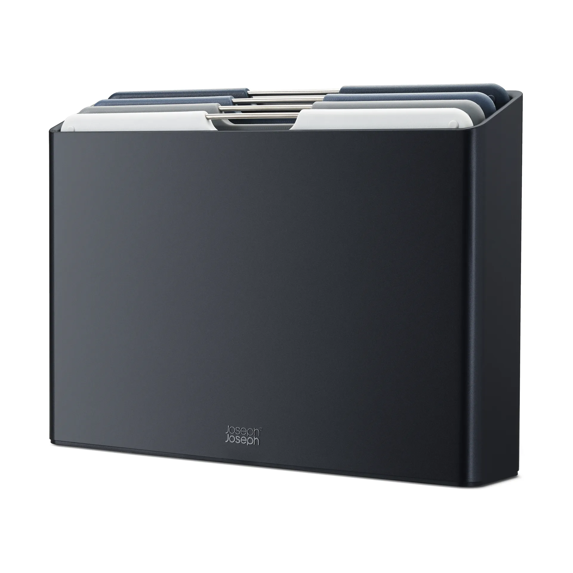 Set di taglieri in acciaio Folio grandi - 4 pezzi, Grafite Joseph Joseph