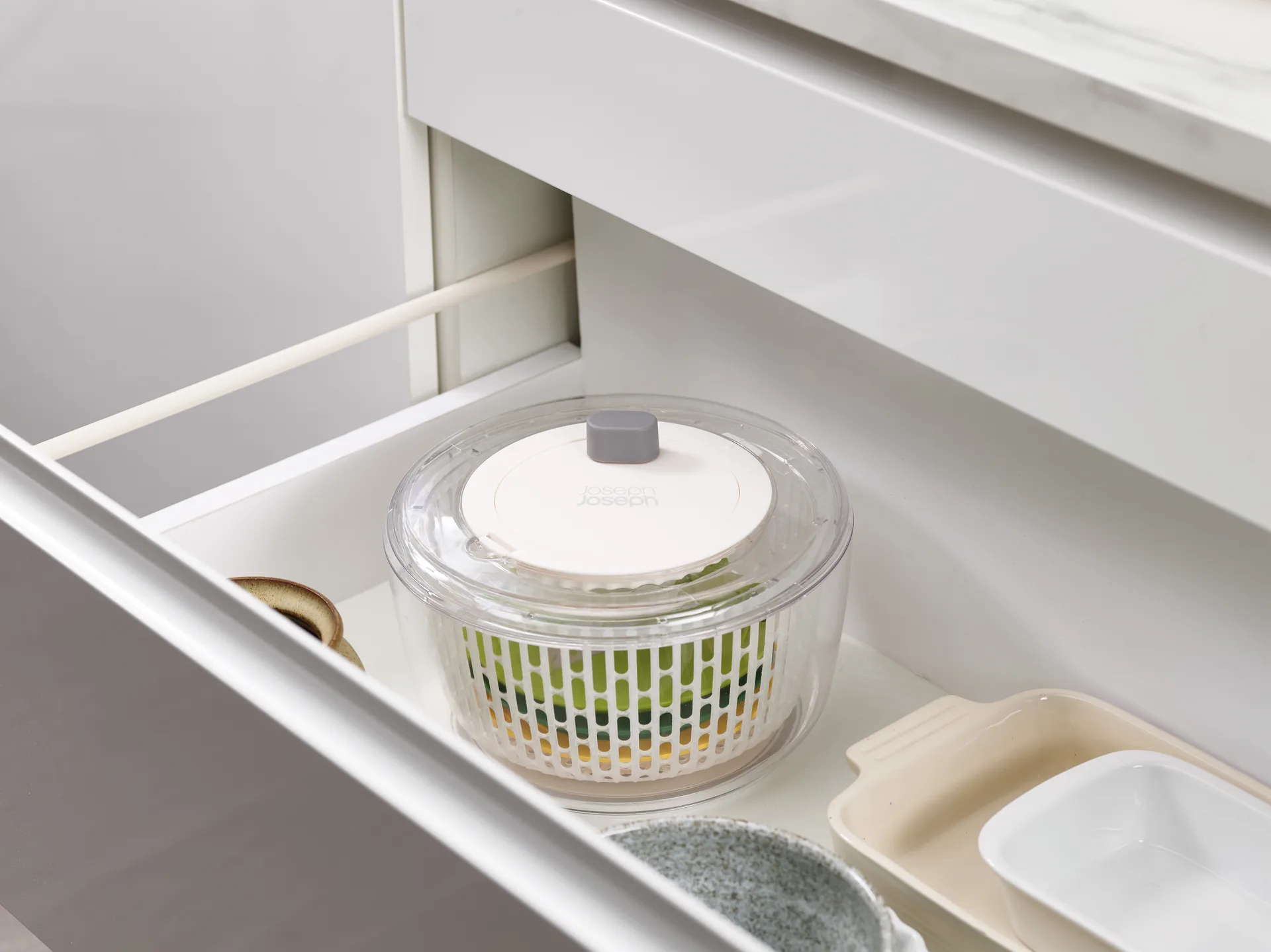 Set di utensili per insalata Multi prep 4 pezzi, Trasparente Joseph Joseph