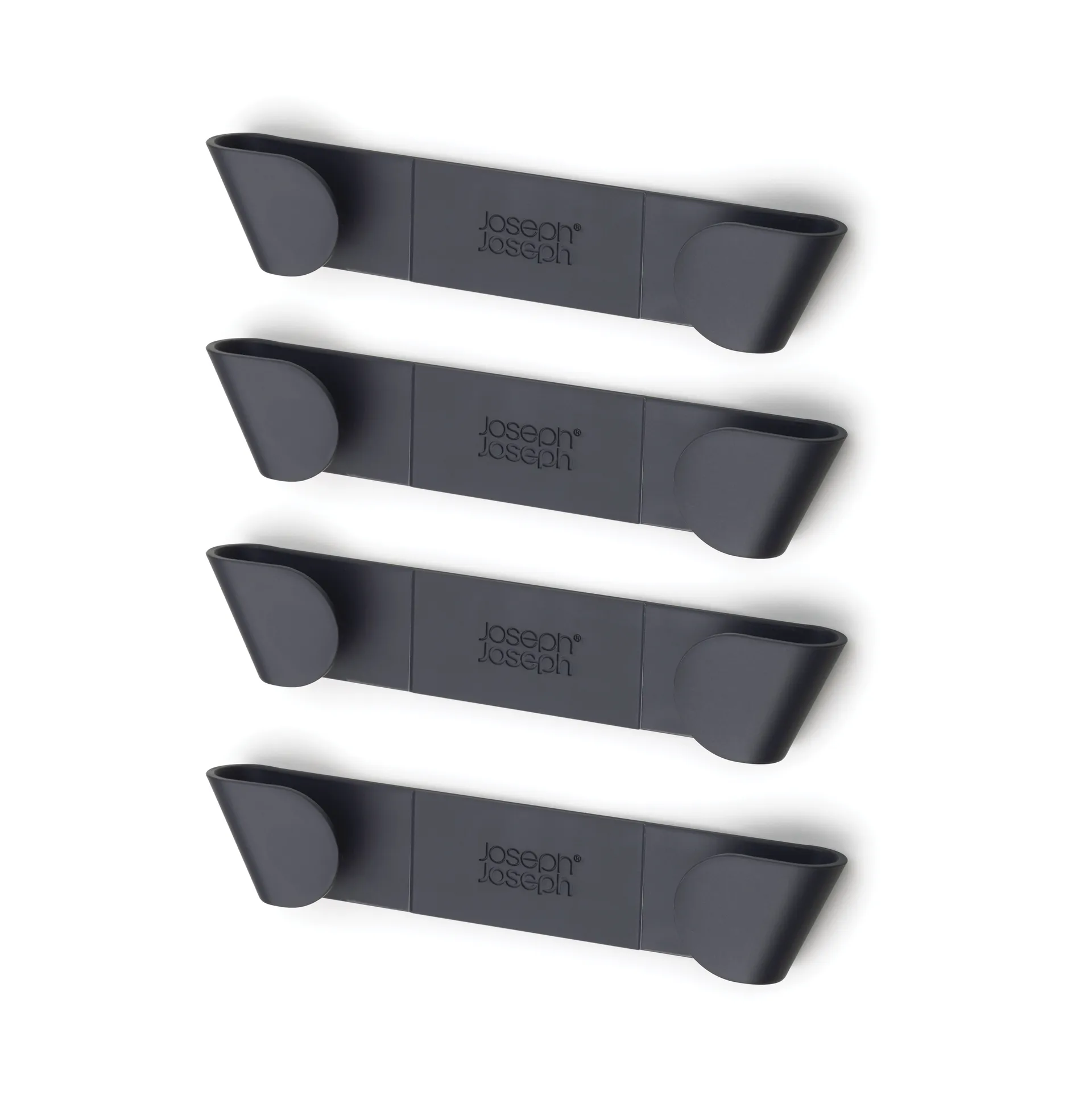 Supporto per coperchi Cupboardstore 4 pezzi, Grigio Joseph Joseph