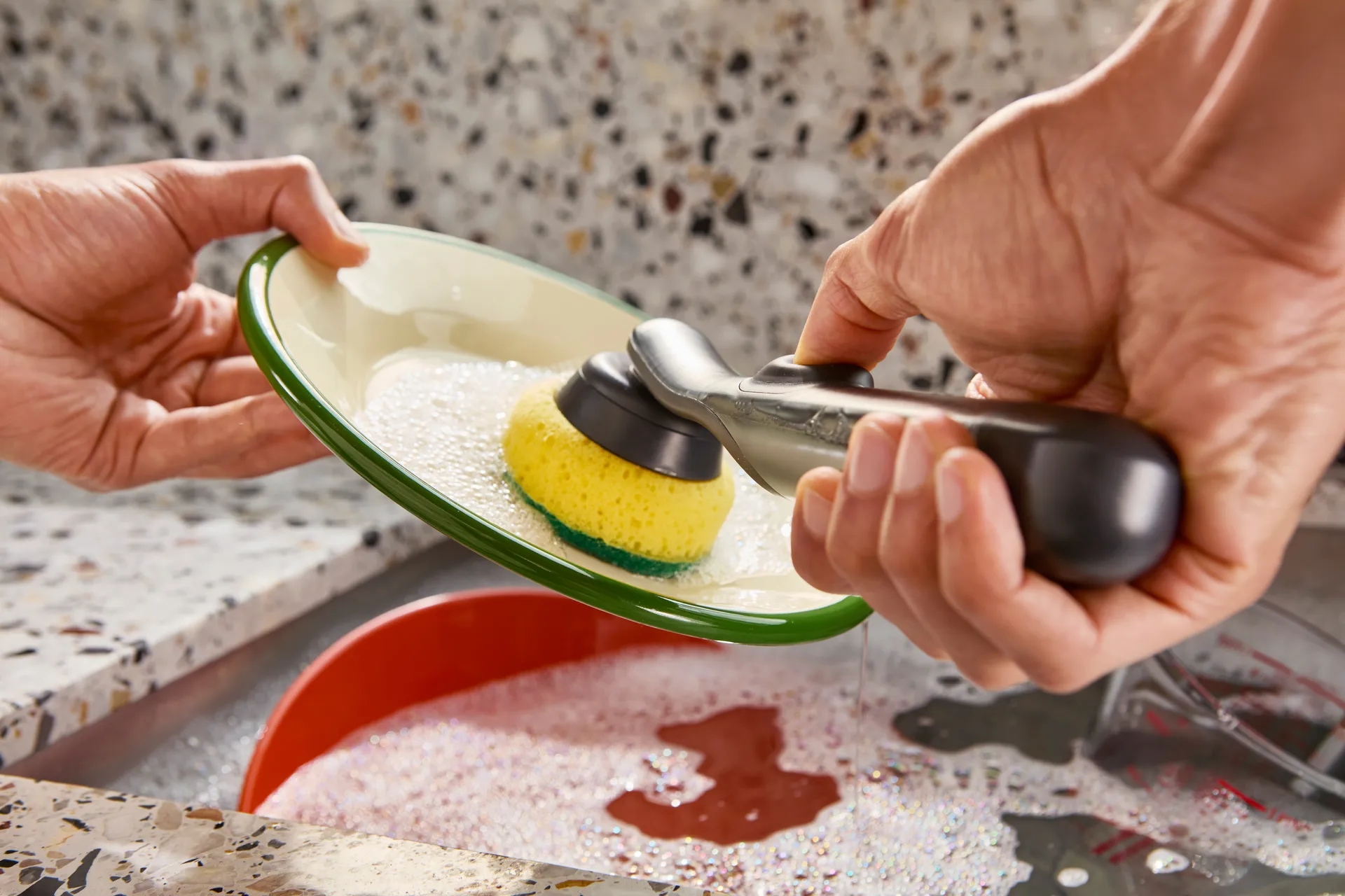 Testina di ricambio spugna Sinktech 2 pezzi, Giallo Joseph Joseph