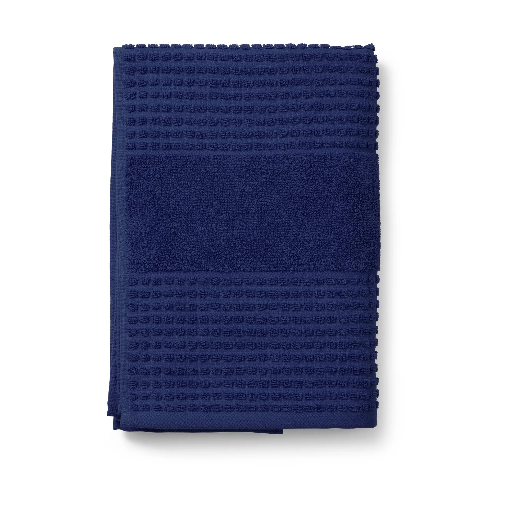 Check asciugamano 70x140 cm, Blu marino Juna