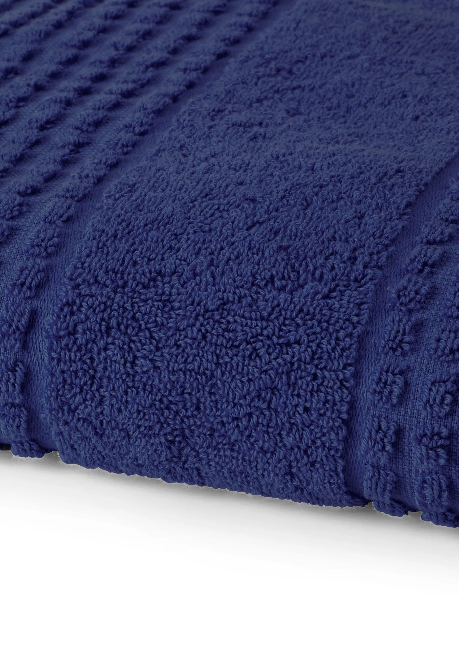 Check asciugamano 70x140 cm, Blu marino Juna