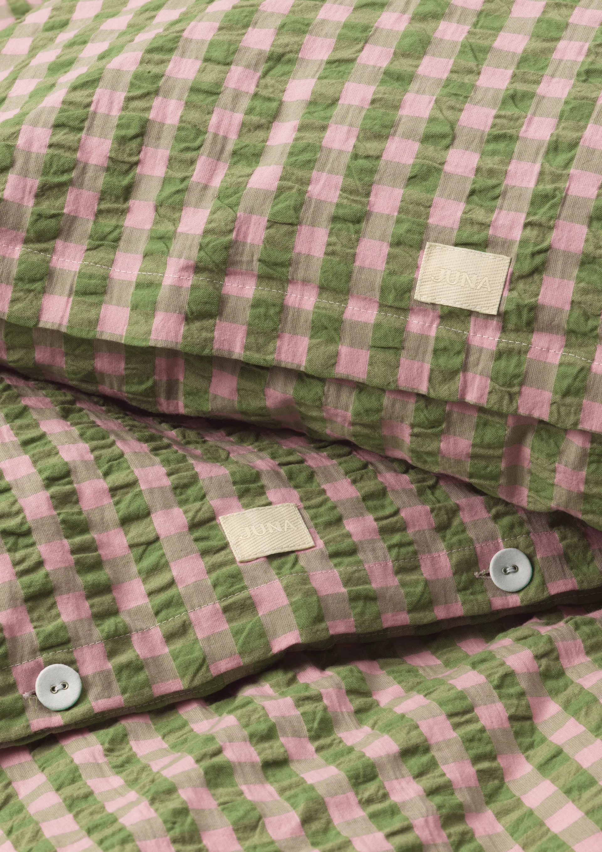 Set da letto Bæk&Bølge 140x220 cm, Verde-rosa chiaro Juna