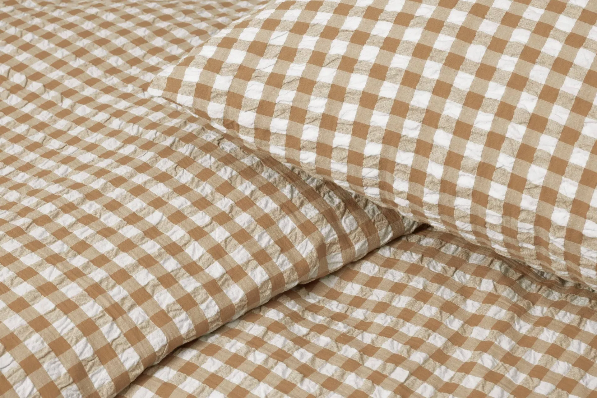 Set da letto Bæk&Bølge 150x210 cm, Caramello-offwhite Juna