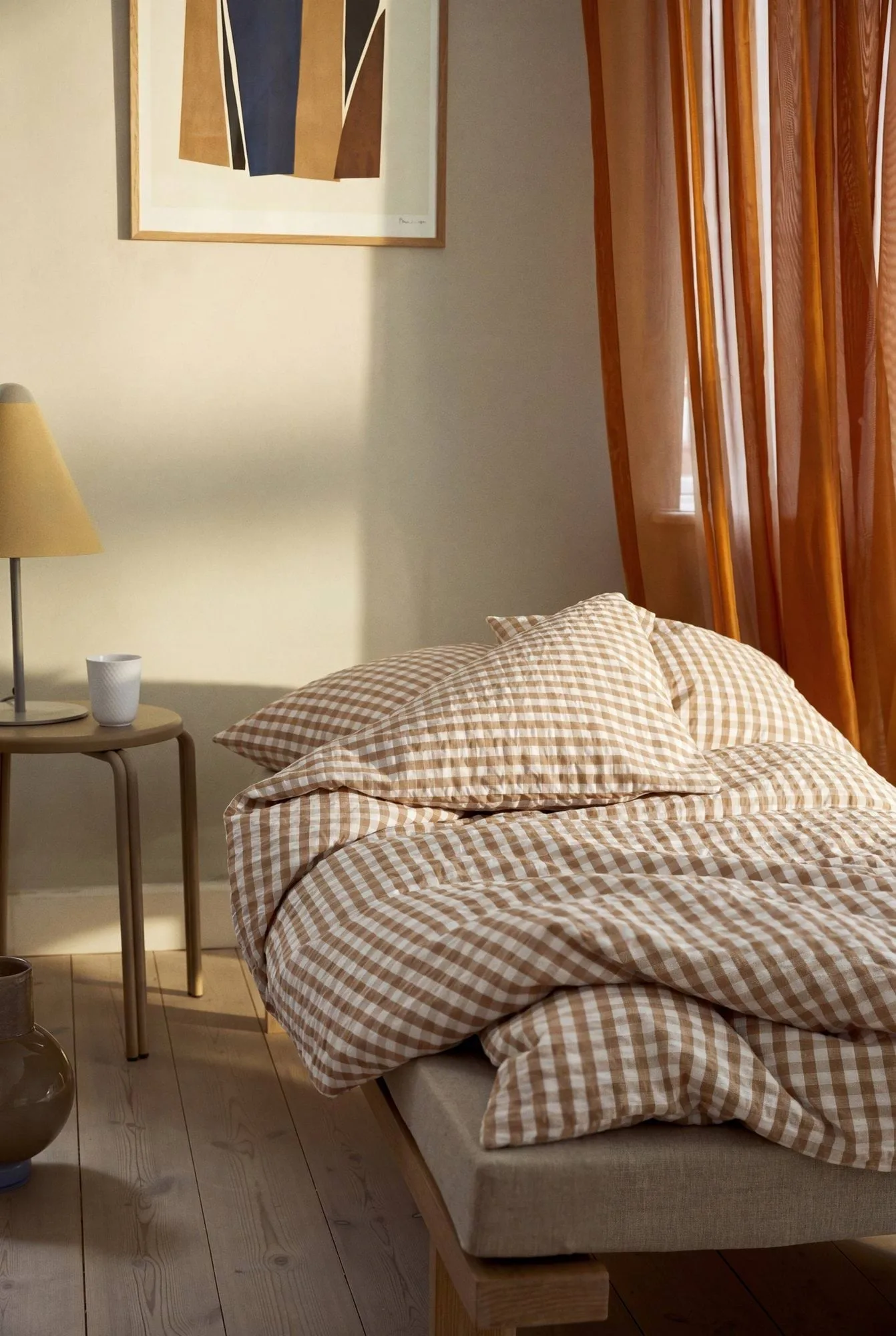Set da letto Bæk&Bølge 150x210 cm, Caramello-offwhite Juna