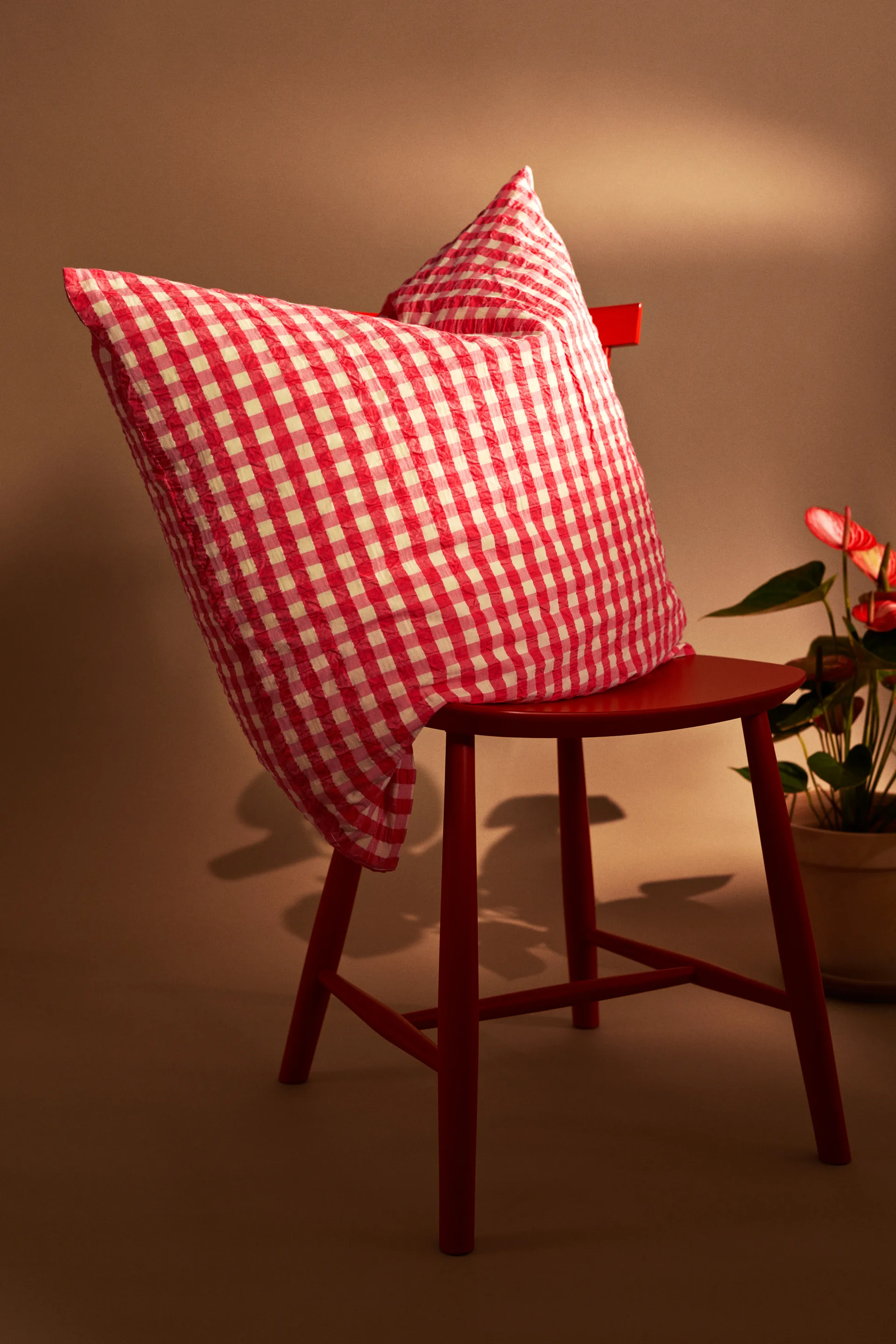 Set da letto Bæk&Bølge 150x210 cm, Rosso-giallo Juna