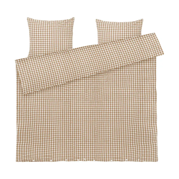 Set da letto Bæk&Bølge 220x220 cm - Caramello-offwhite - Juna