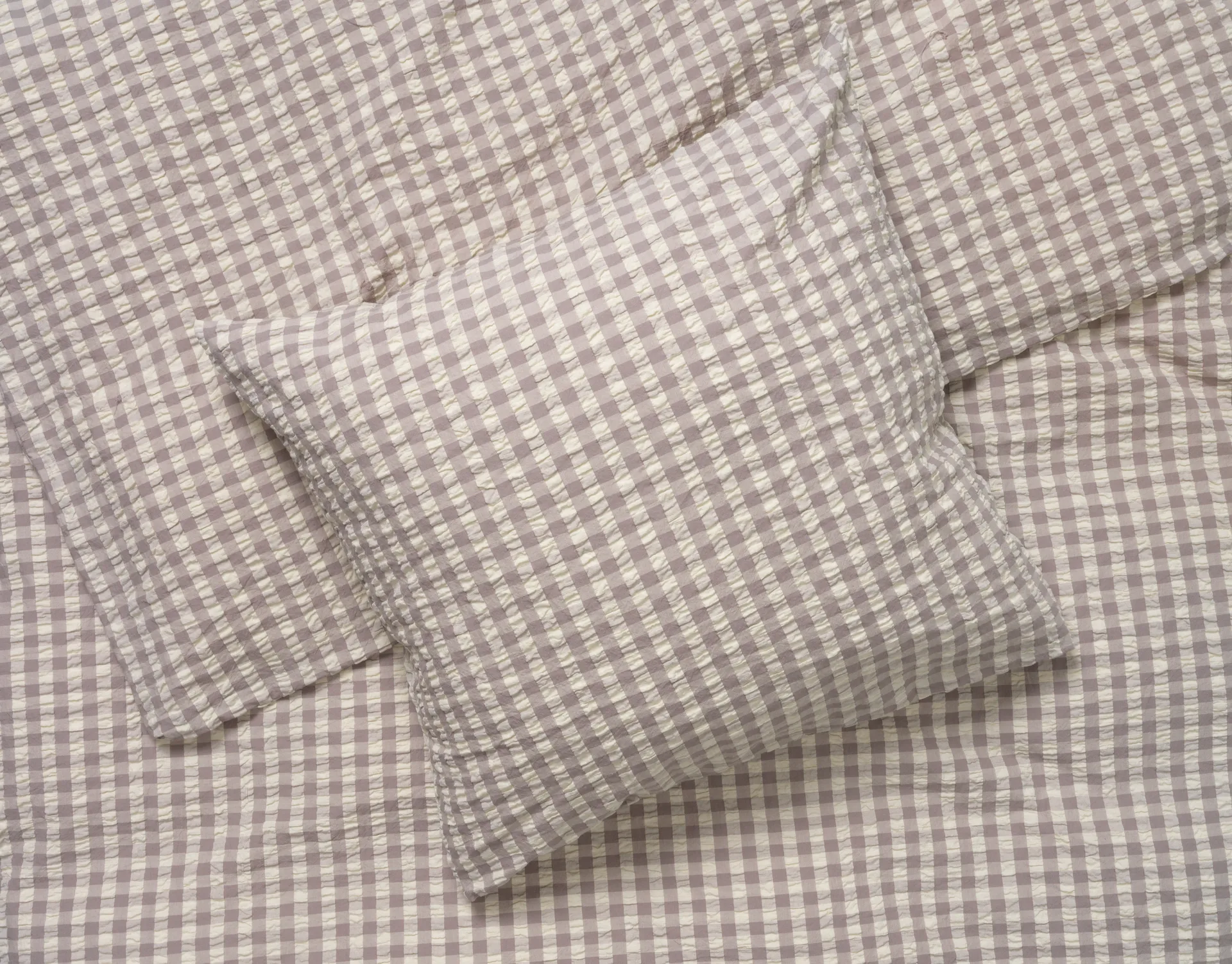 Set da letto Bæk&Bølge 220x220 cm, grigio-betulla Juna