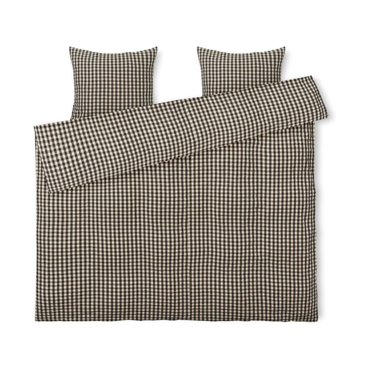 Set da letto Bæk&Bølge 220x220 cm - Nero, sabbia - Juna