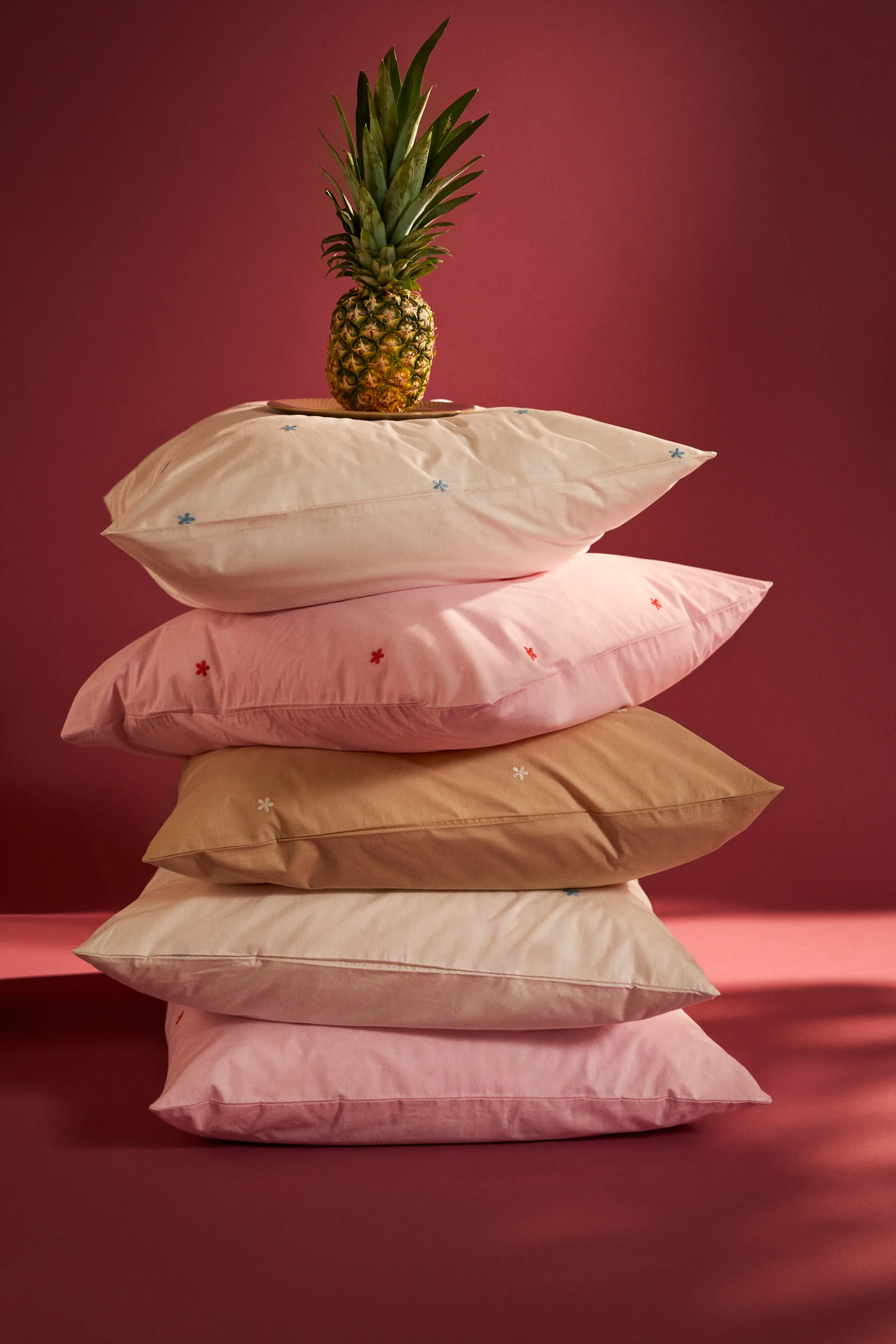 Set da letto Daisy 150x210 cm, Bianco-azzurro Juna