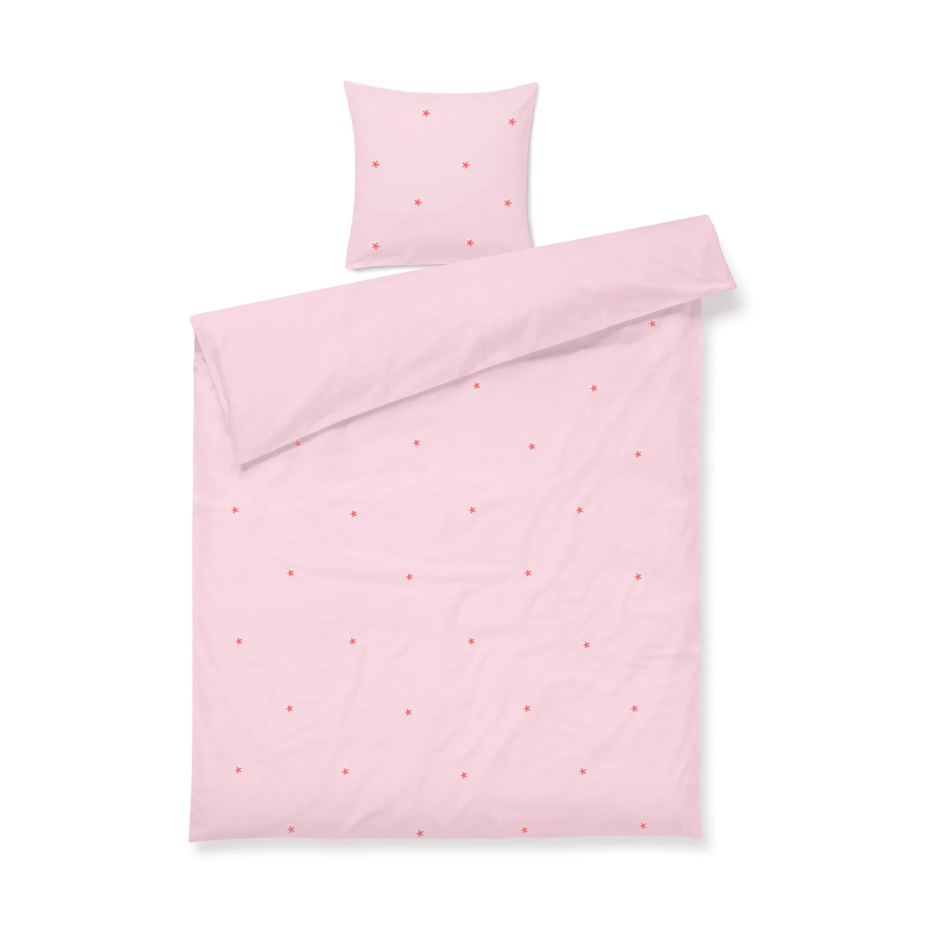 Set da letto Daisy 150x210 cm, Rosa-rosso Juna