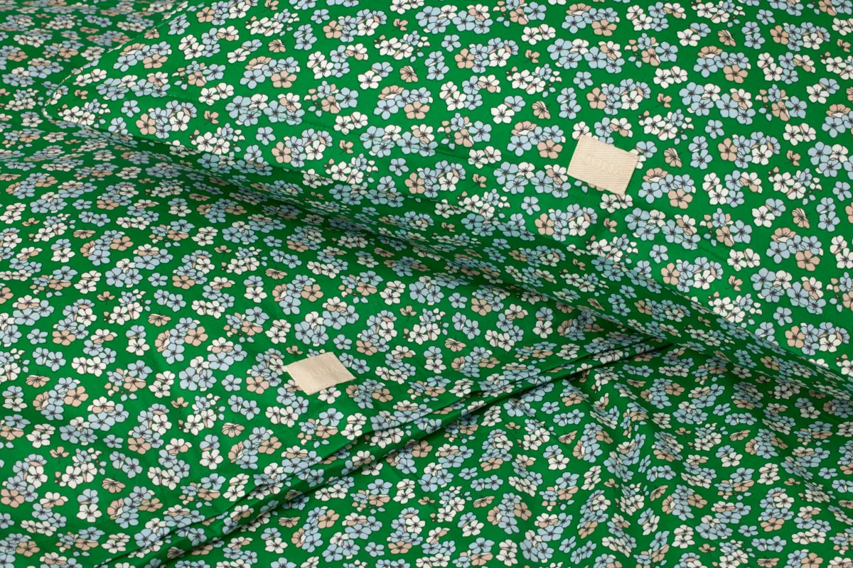 Set letto Grand Pleasantly 150x210 cm, Verde Juna