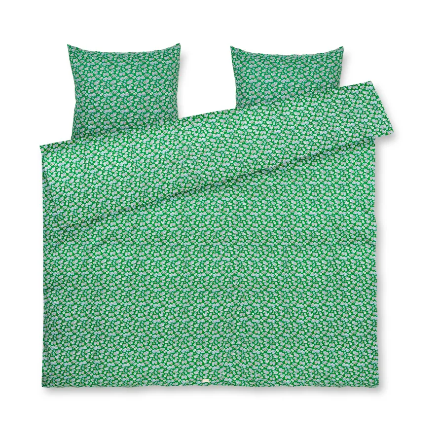 Set letto Grand Pleasantly 220x220 cm, Verde Juna