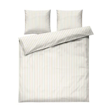 Soft set copripiumino, 220x220/2x50x60 cm - Offwhite-caramello - Juna