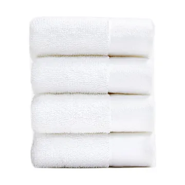 Asciugamano viso Juniper 30x30 cm, confezione da 4 - Bianco neve - Juniper