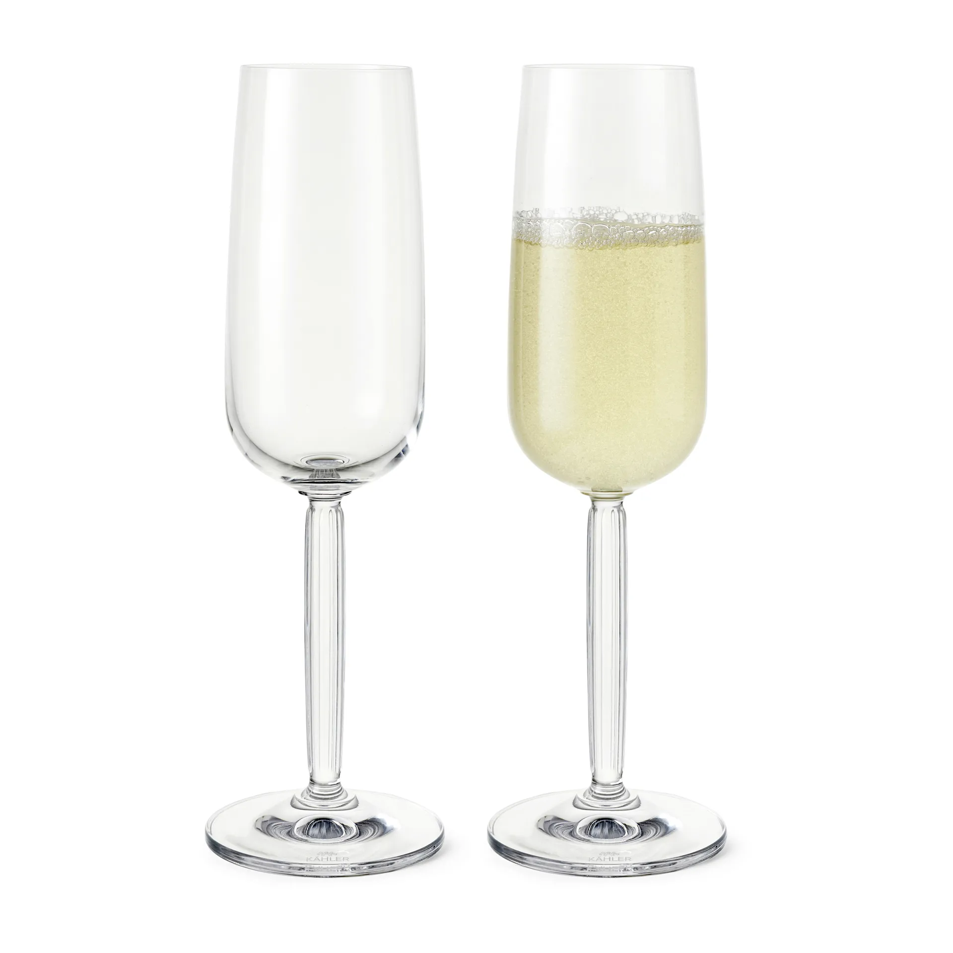 Bicchiere da champagne Hammershøi 24 cl, confezione da 2, Chiaro Kähler