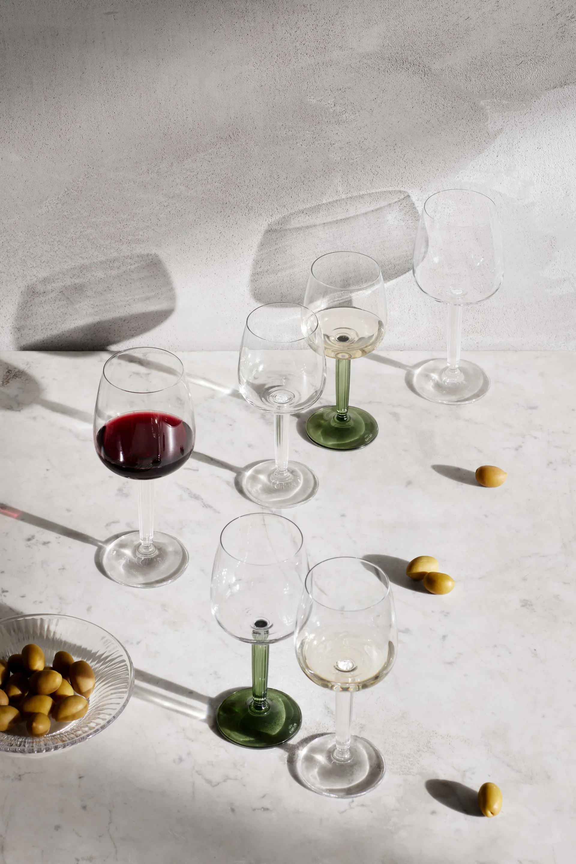 Bicchiere da vino bianco Hammershøi 35 cl, confezione da 2, Trasparente Kähler