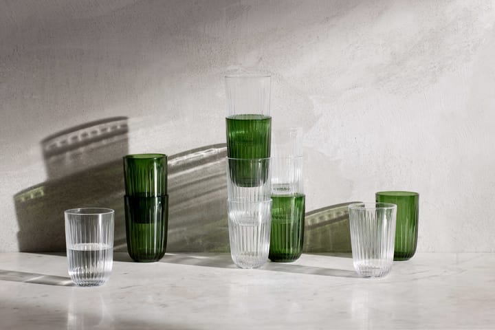 Bicchiere per acqua Hammershøi 37 cl, confezione da 4 - Verde - Kähler