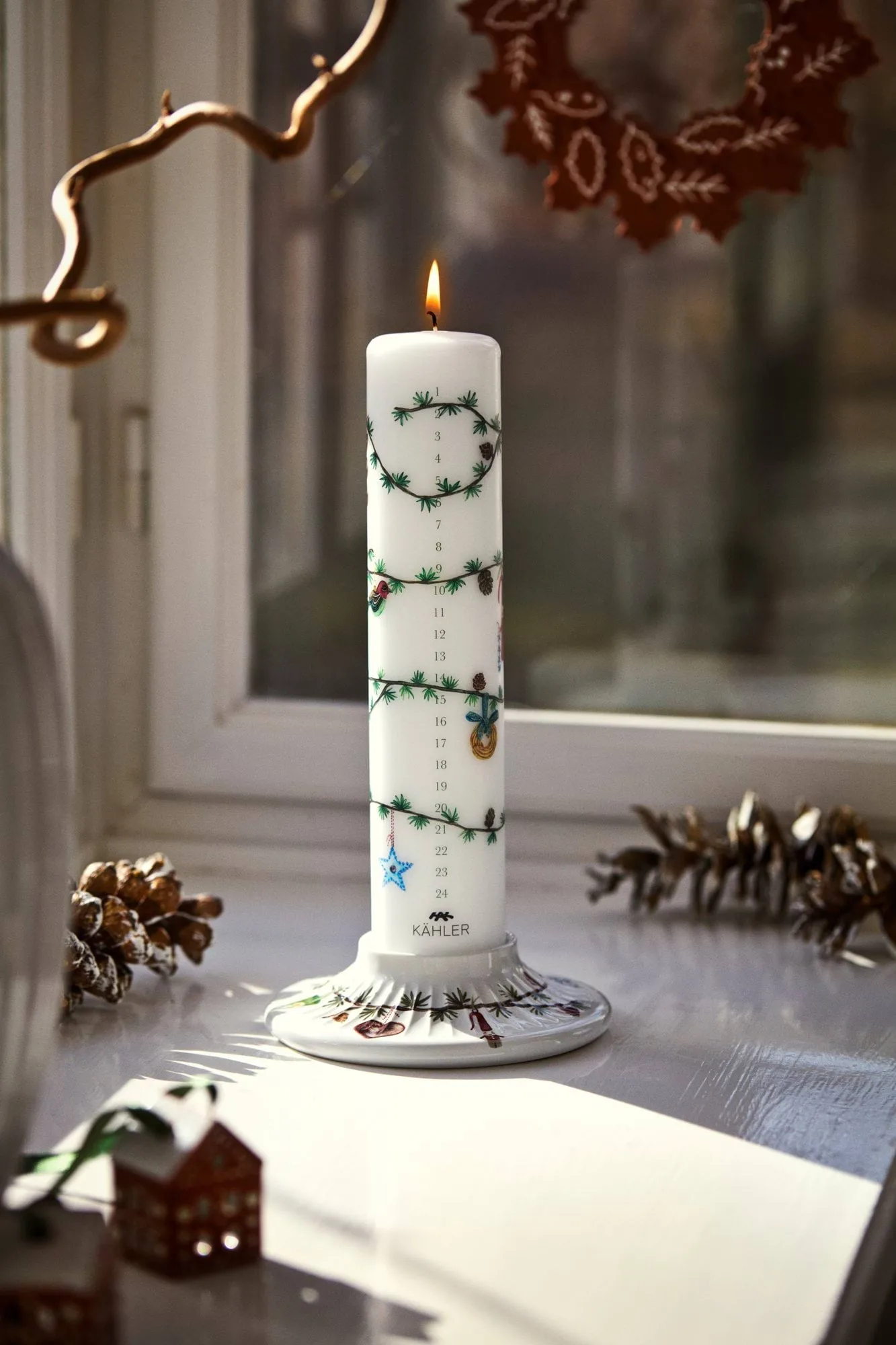 Candela dell'Avvento Hammershøi Christmas Ø5 cm, 2026 Kähler