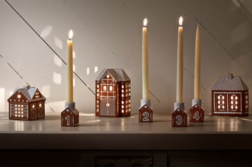 Candelabro dell'Avvento Gingerbread 4 pezzi - Marrone - Kähler