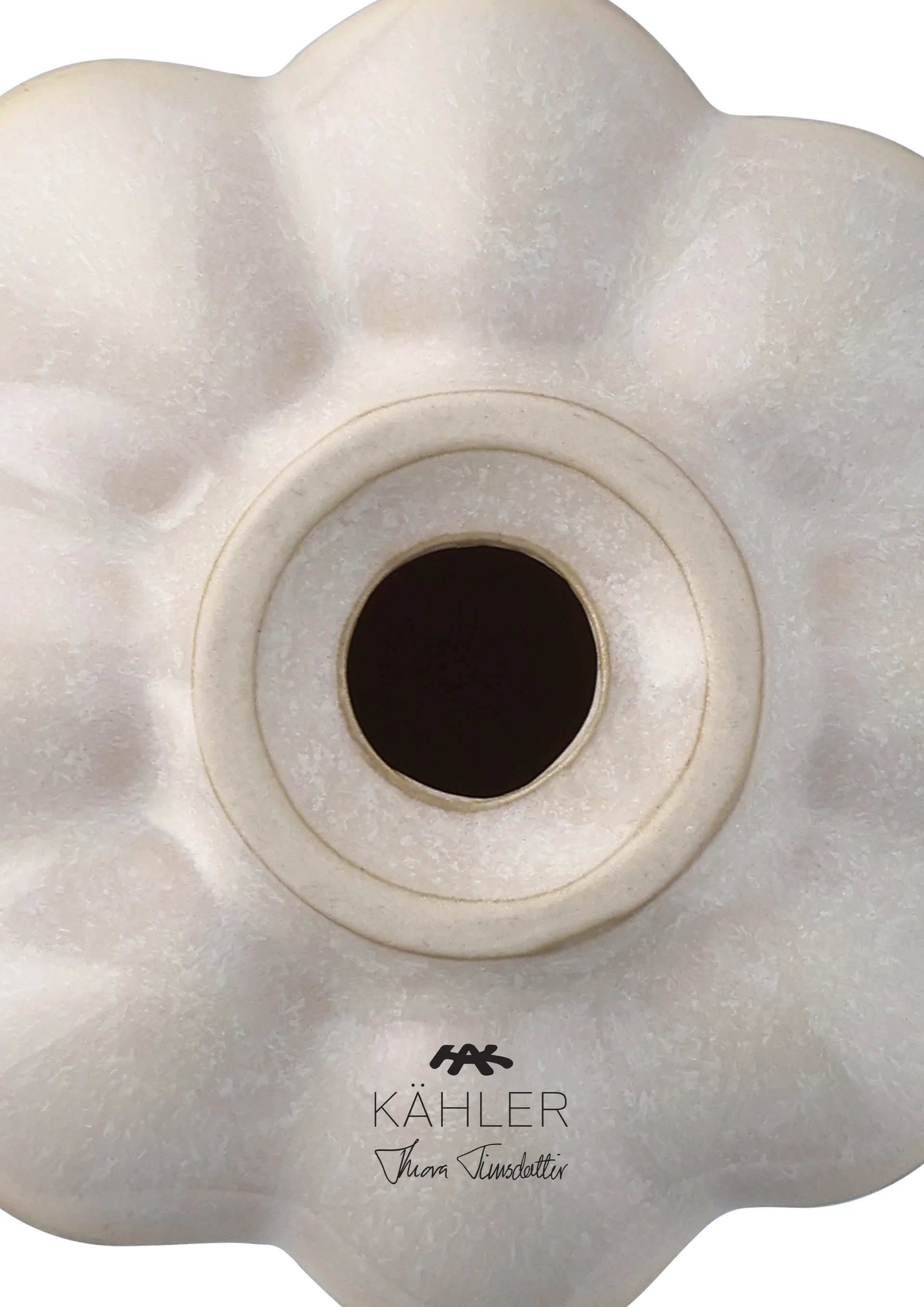 Candeliere Kantarell, Sabbia, 10 cm Kähler