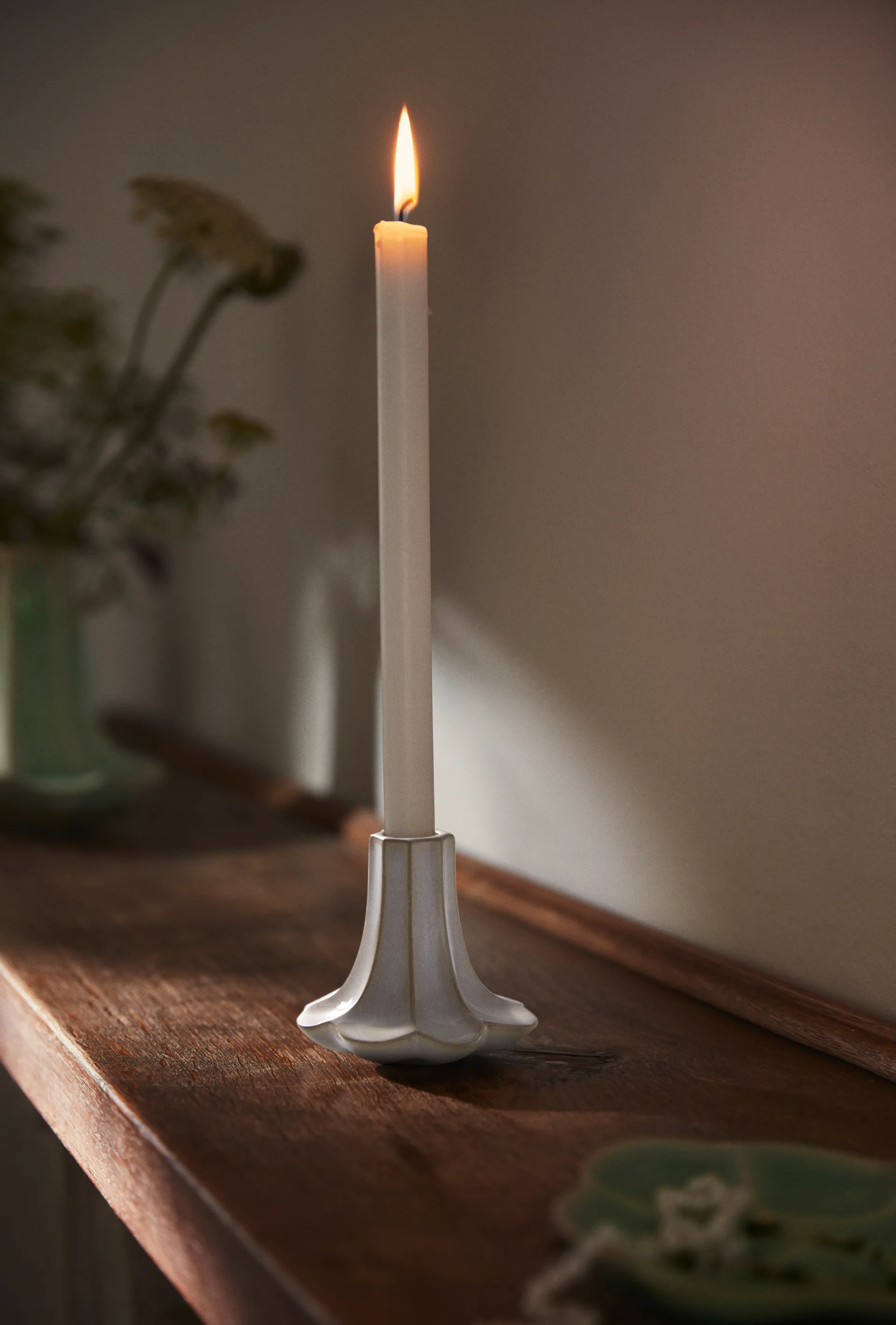 Candeliere Kantarell, Sabbia, 10 cm Kähler