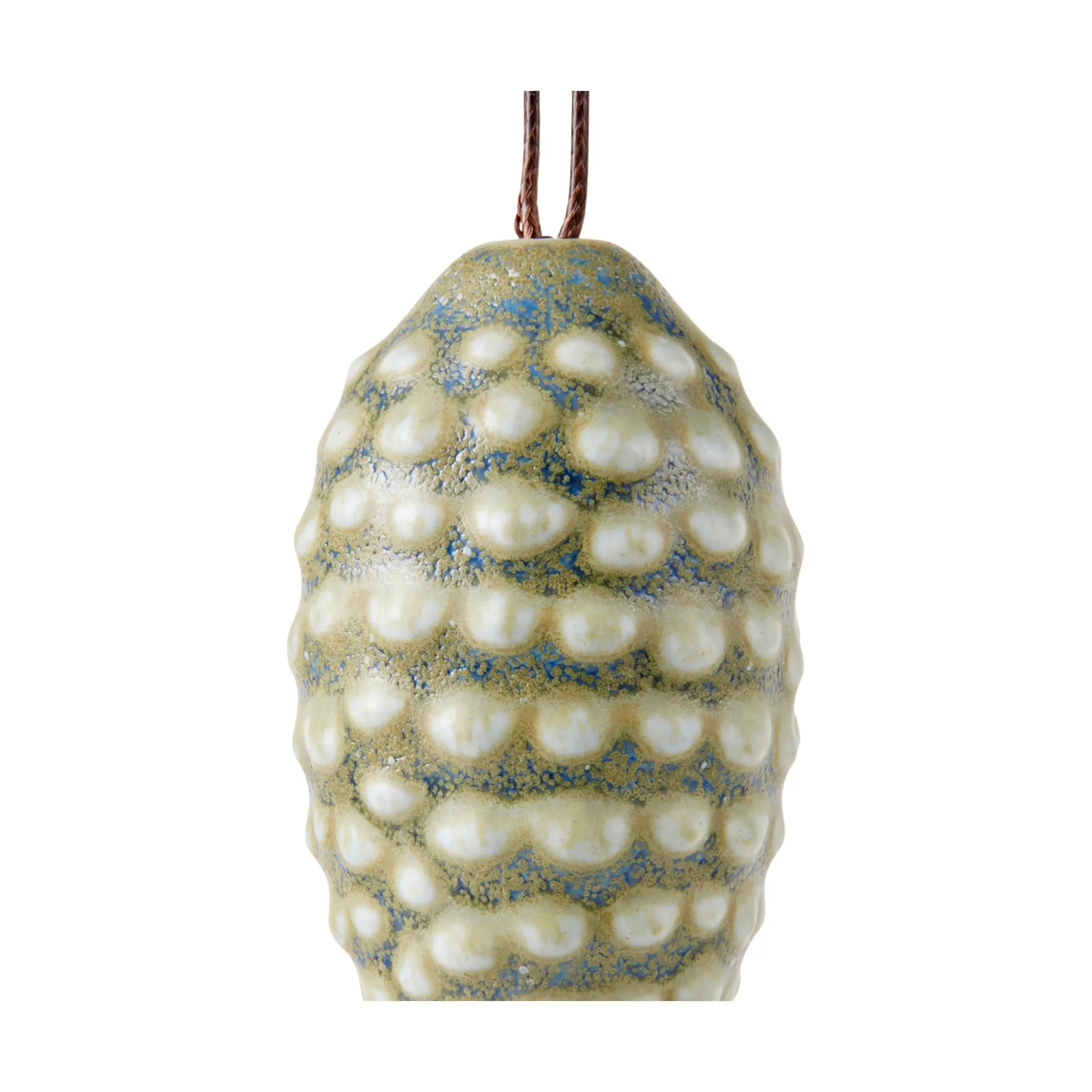 Ciondolo pigna Christmas Tales, 6 cm, Verde Kähler