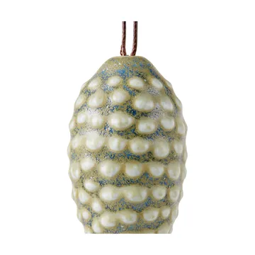 Ciondolo pigna Christmas Tales, 6 cm - Verde - Kähler