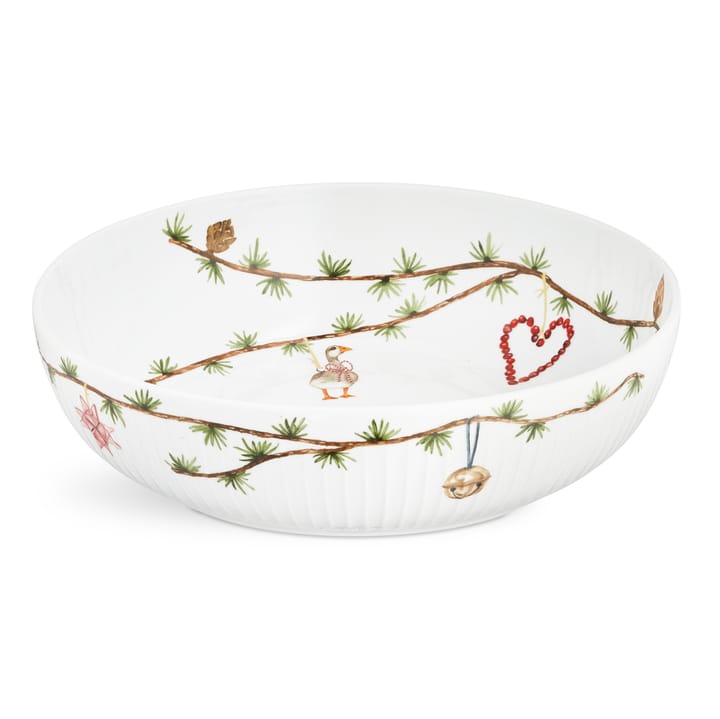 Ciotola natalizia Hammershøi Christmas Ø30 cm, Bianco Kähler