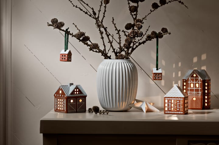 Decorazione natalizia Gingerbread 5 cm confezione da 2, Marrone Kähler