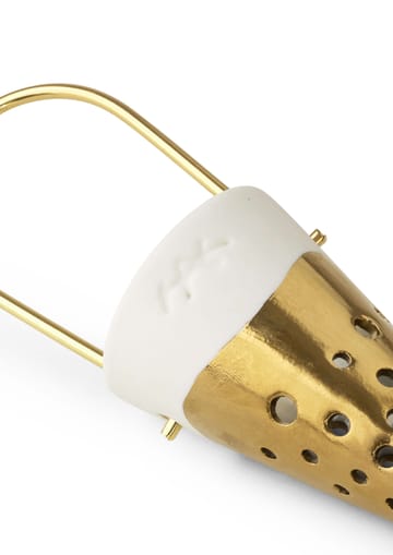 Decorazione natalizia Nobili 15 cm - Oro-bianco - Kähler