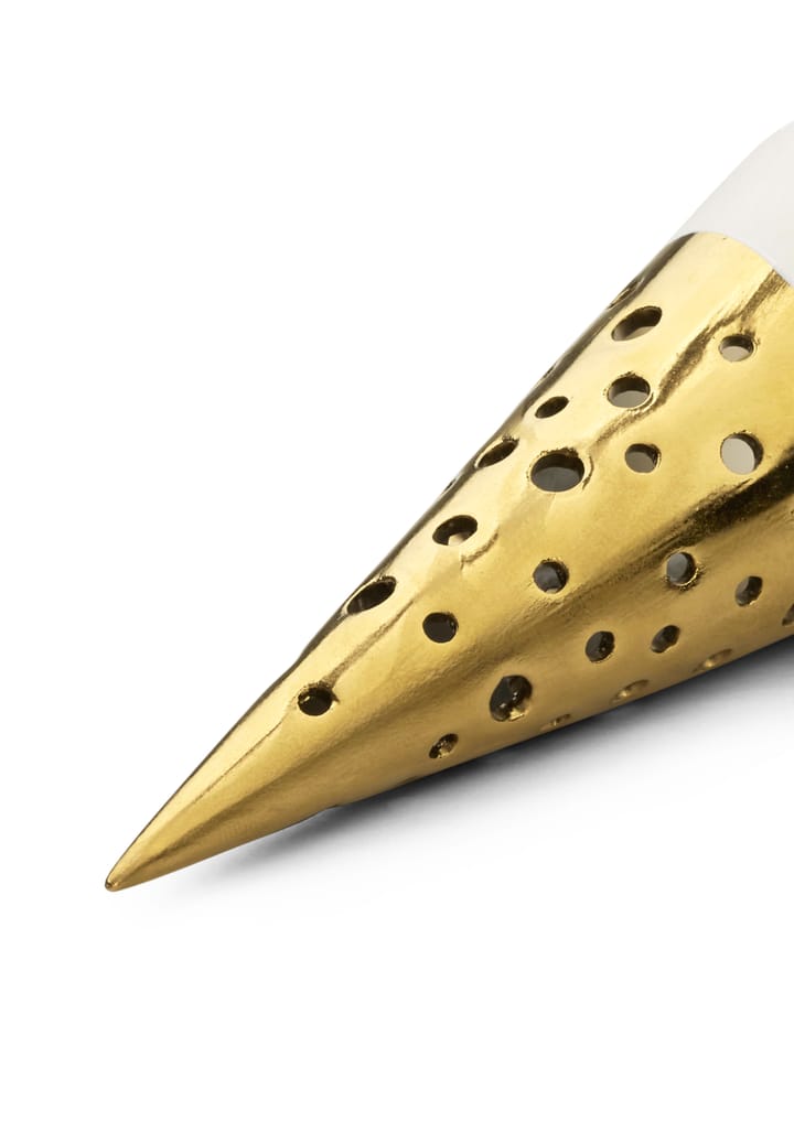 Decorazione natalizia Nobili 15 cm, Oro-bianco Kähler