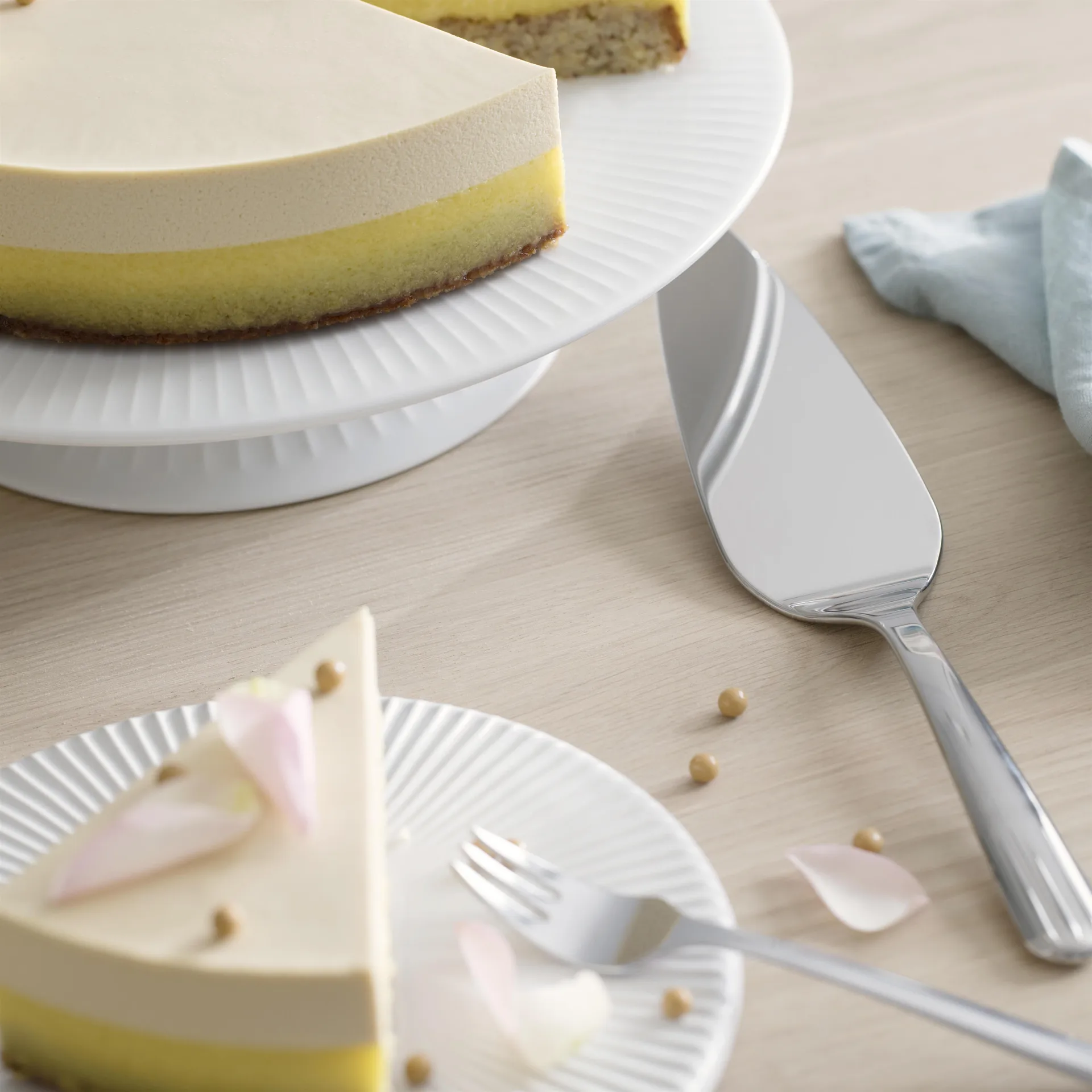 Forchetta da torta Hammershøi, Acciaio inossidabile Kähler