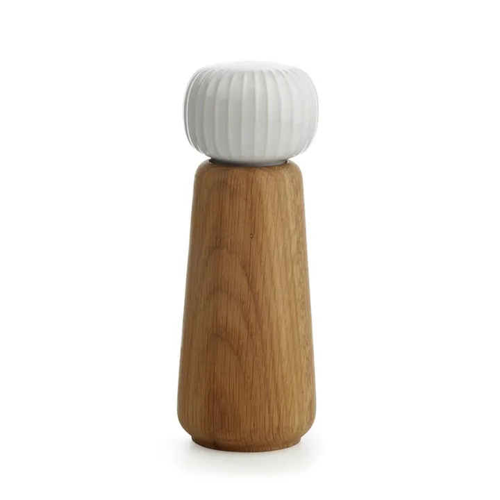 Hammershøi macinaspezie grande - Bianco, 18 cm - Kähler