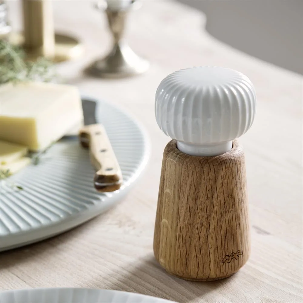 Hammershøi macinaspezie piccolo, Bianco, 14 cm Kähler