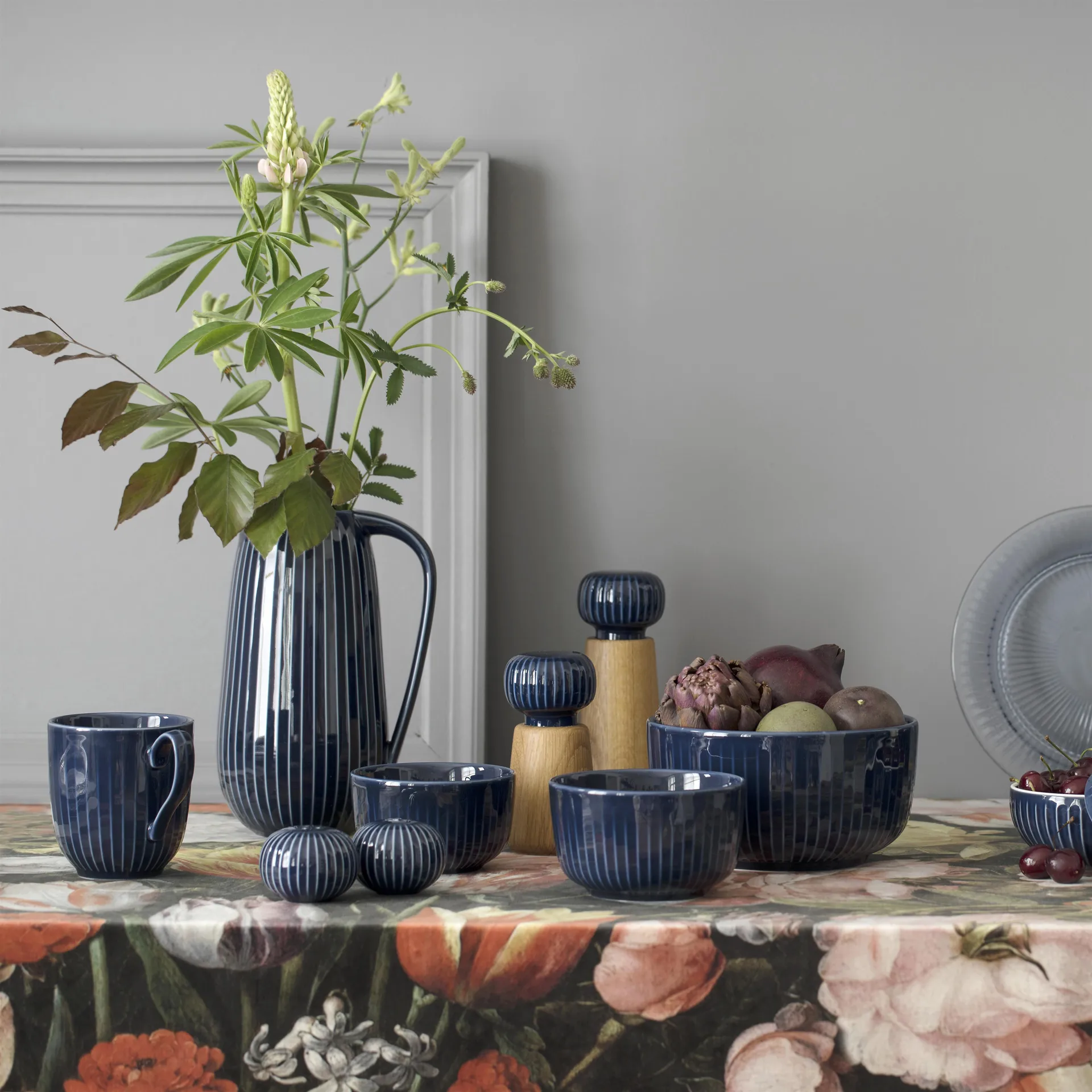 Hammershøi macinaspezie piccolo, Indigo, 14 cm Kähler