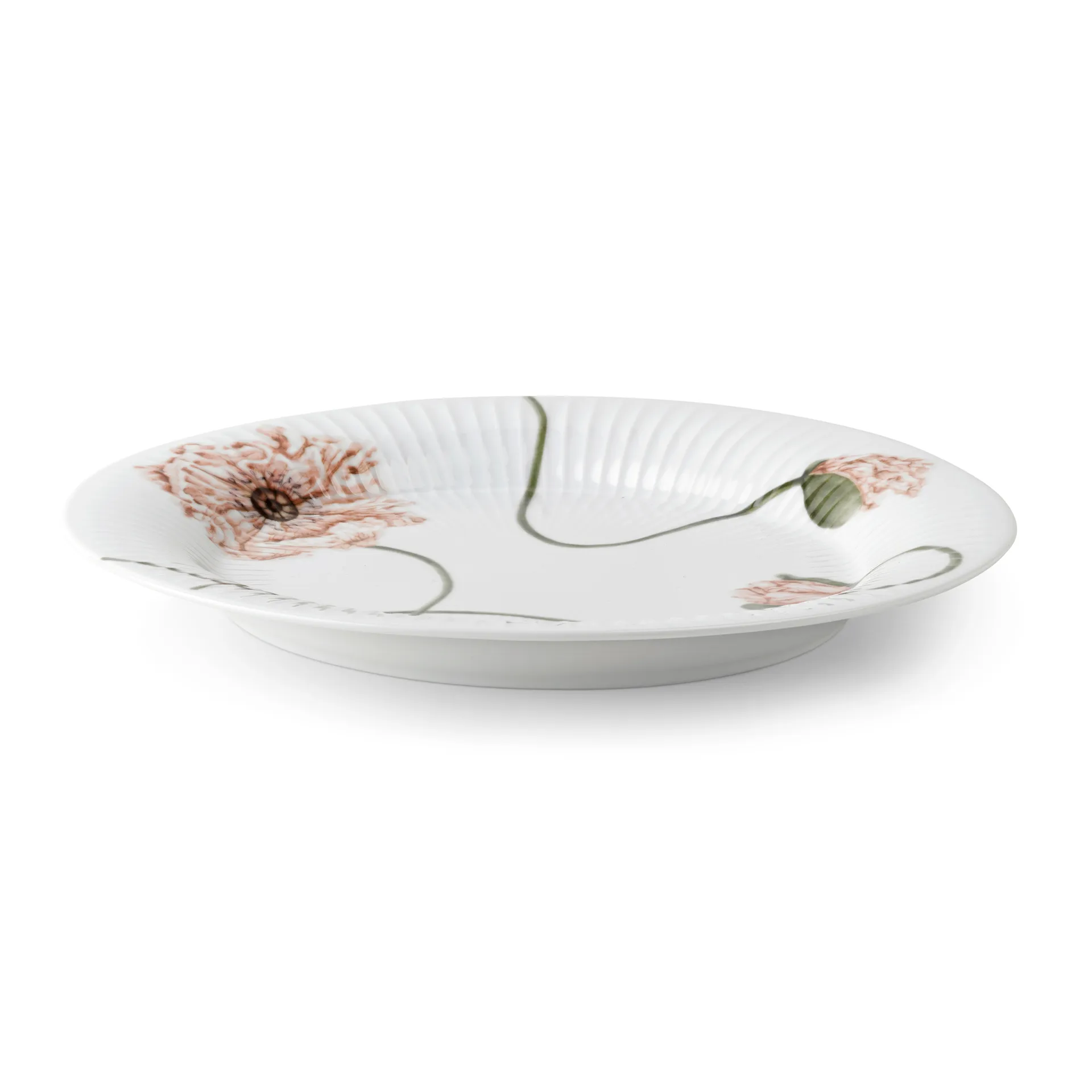 Piattino ovale Hammershøi Poppy 22,5x28,5 cm, bianco Kähler