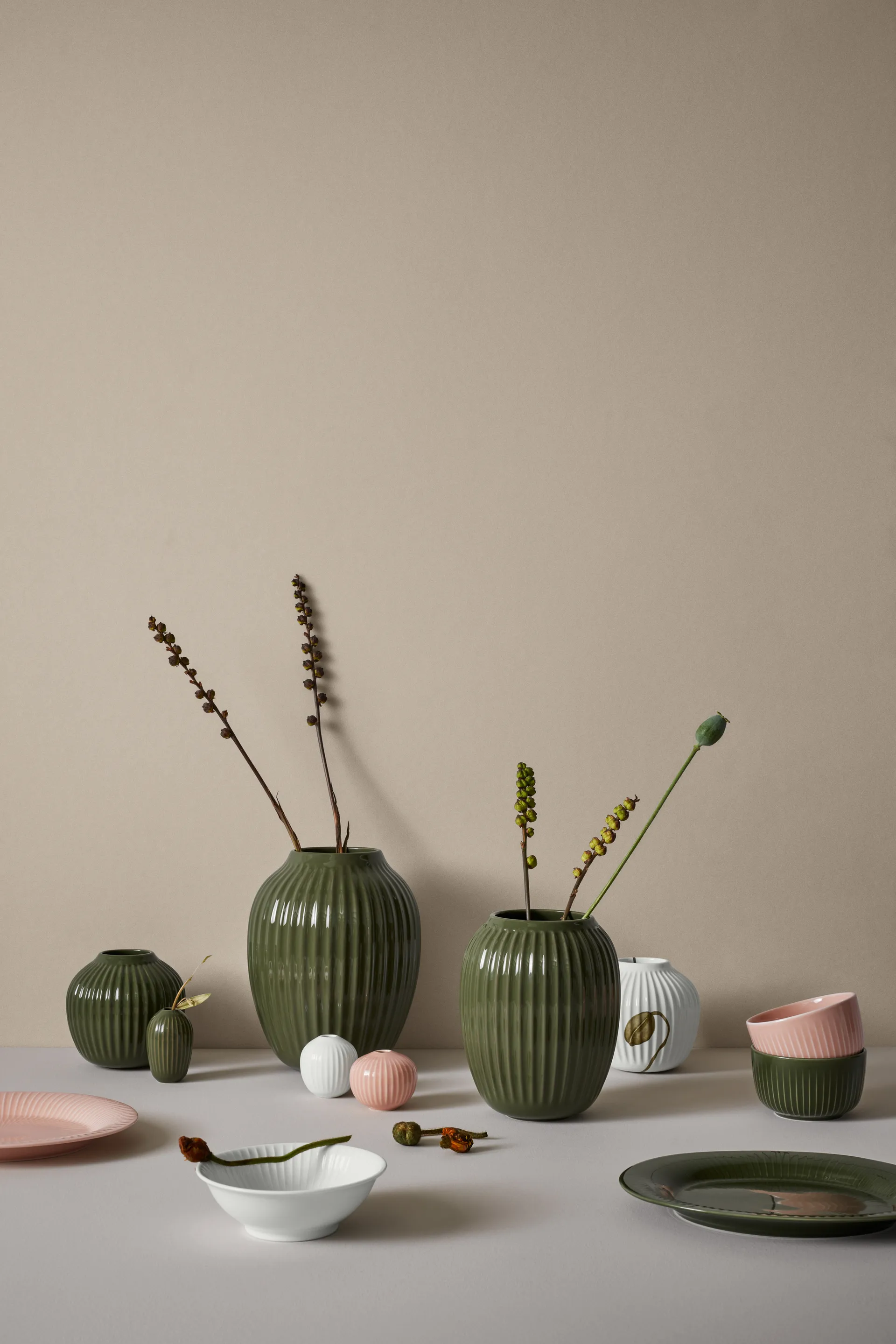 Piatto da portata Hammershøi, Verde scuro Kähler