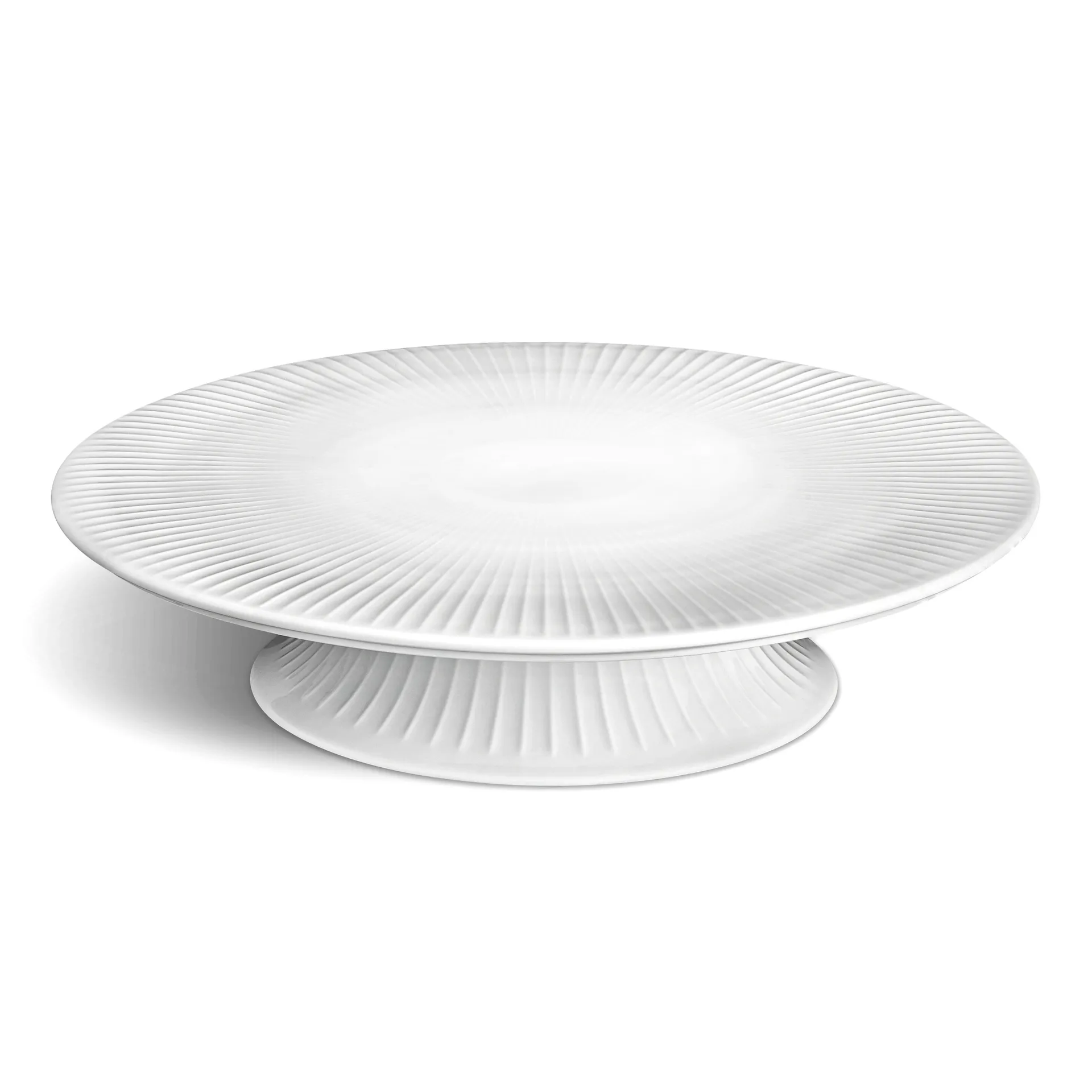 Piatto da torta Hammershøi su base Ø 30 cm, bianco Kähler