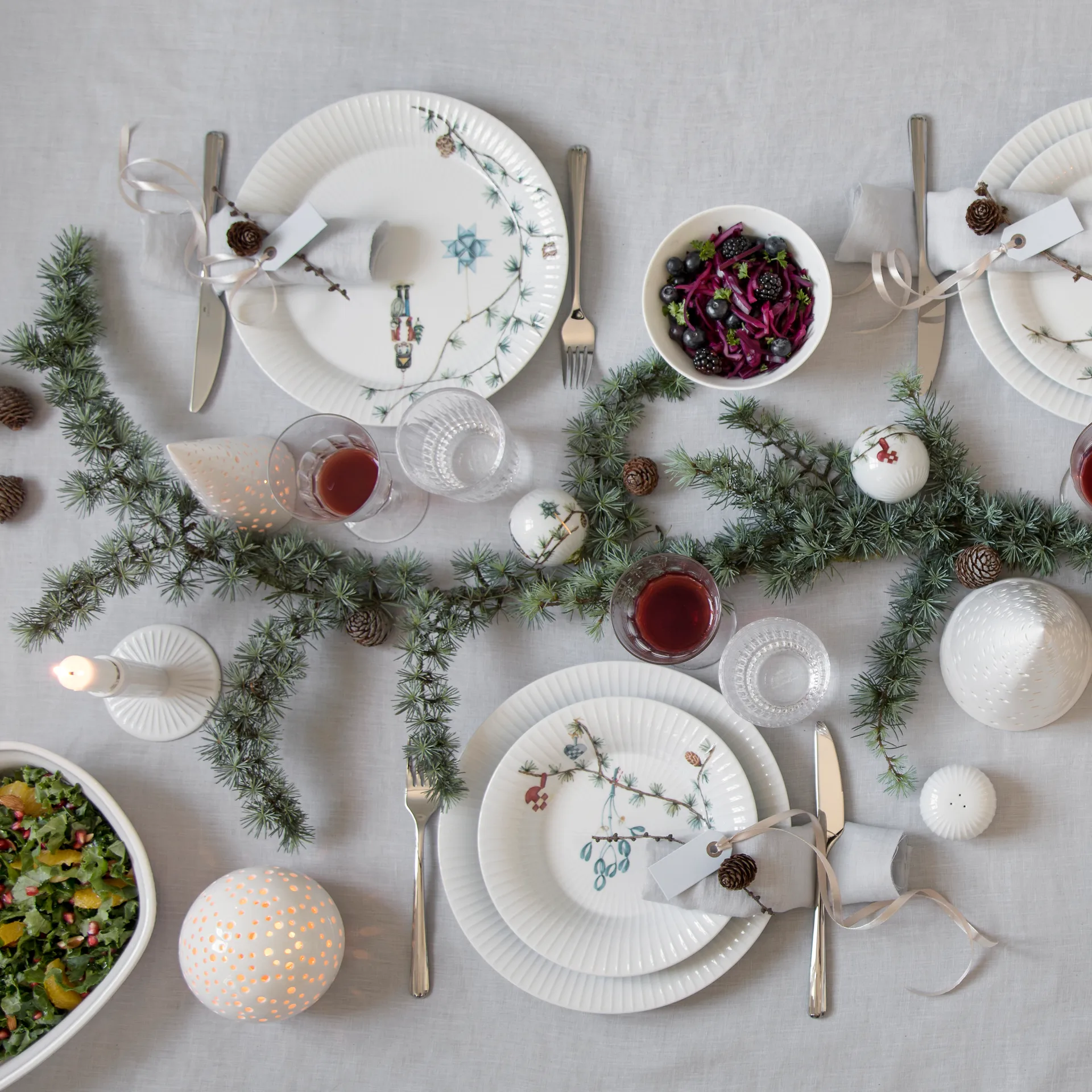 Piatto fondo Hammershøi Christmas, 21 cm Kähler