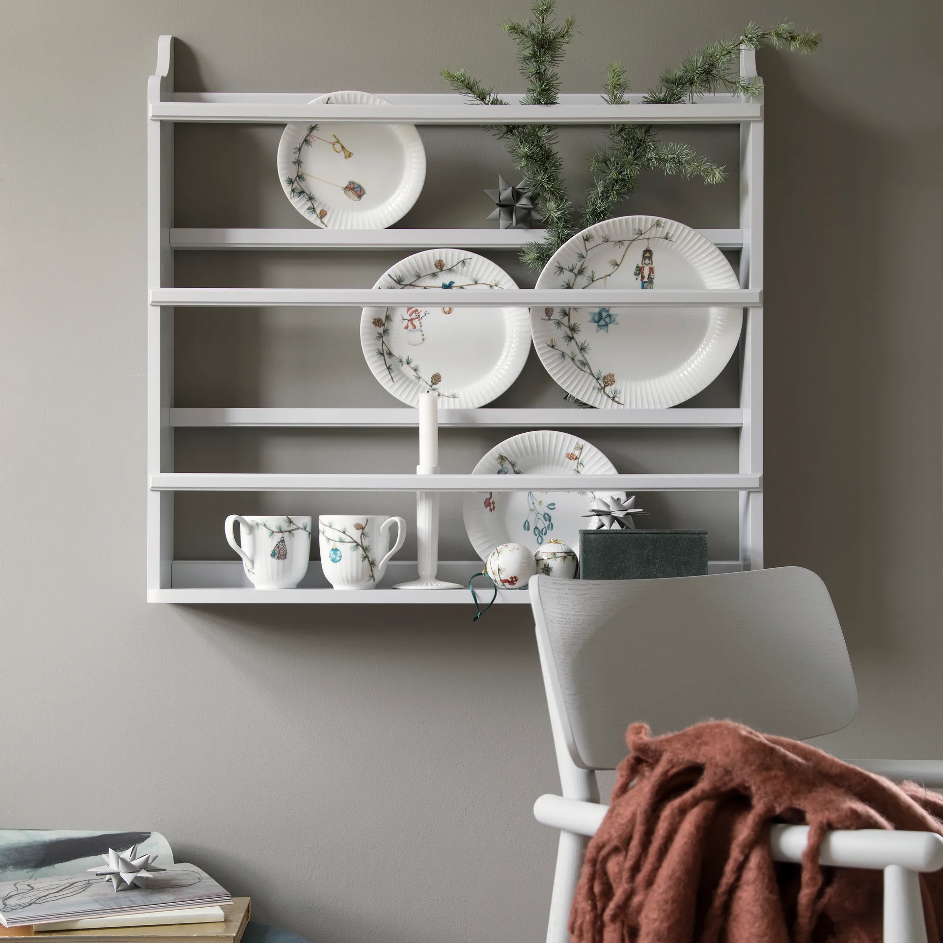 Piatto fondo Hammershøi Christmas, 21 cm Kähler