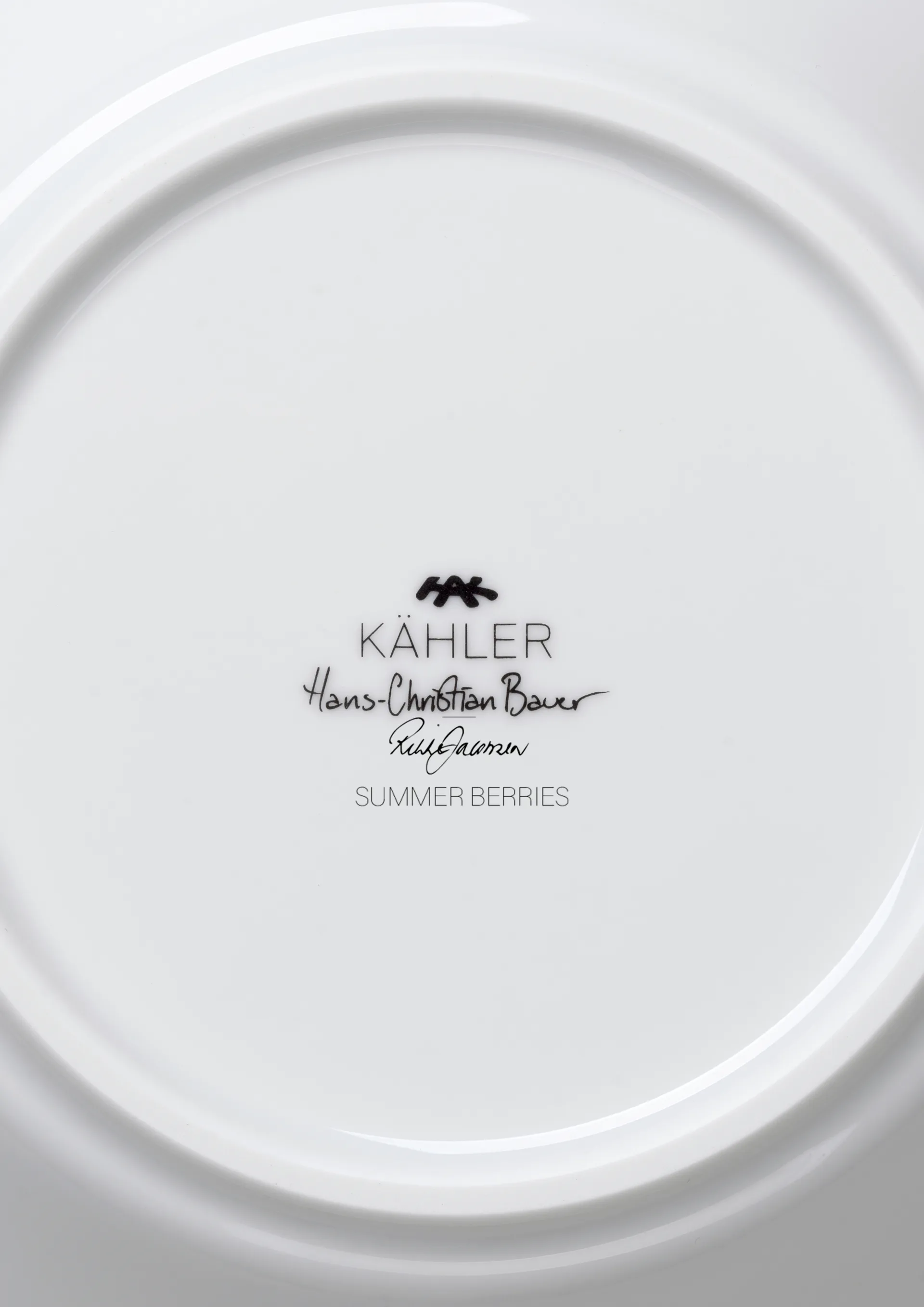 Piatto fondo Hammershøi Summer Ø21 cm, Summer berries Kähler